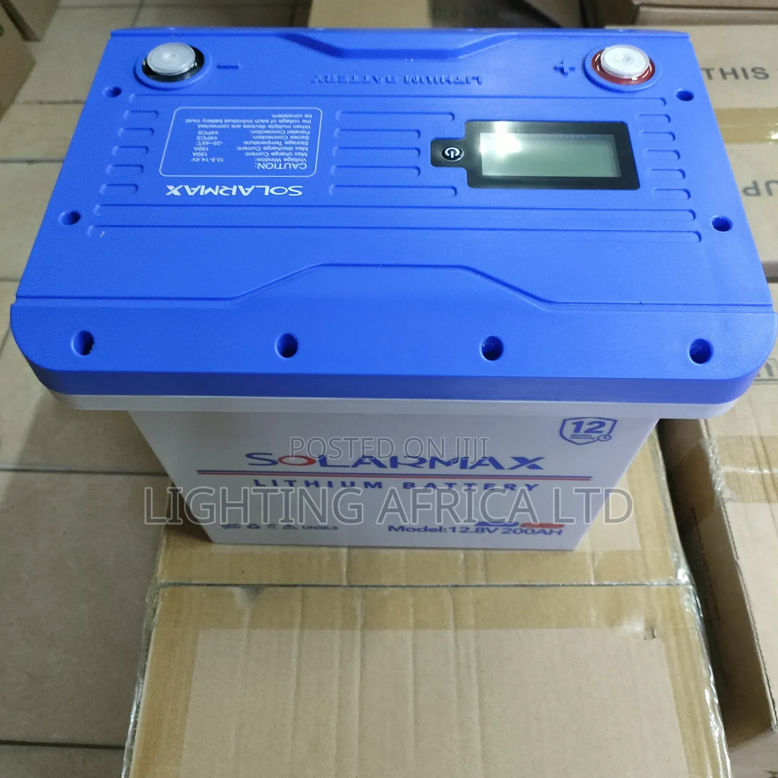 200ah - 12v Solarmax Lithium Solar Battery - Tv,Mini Fridge Lights