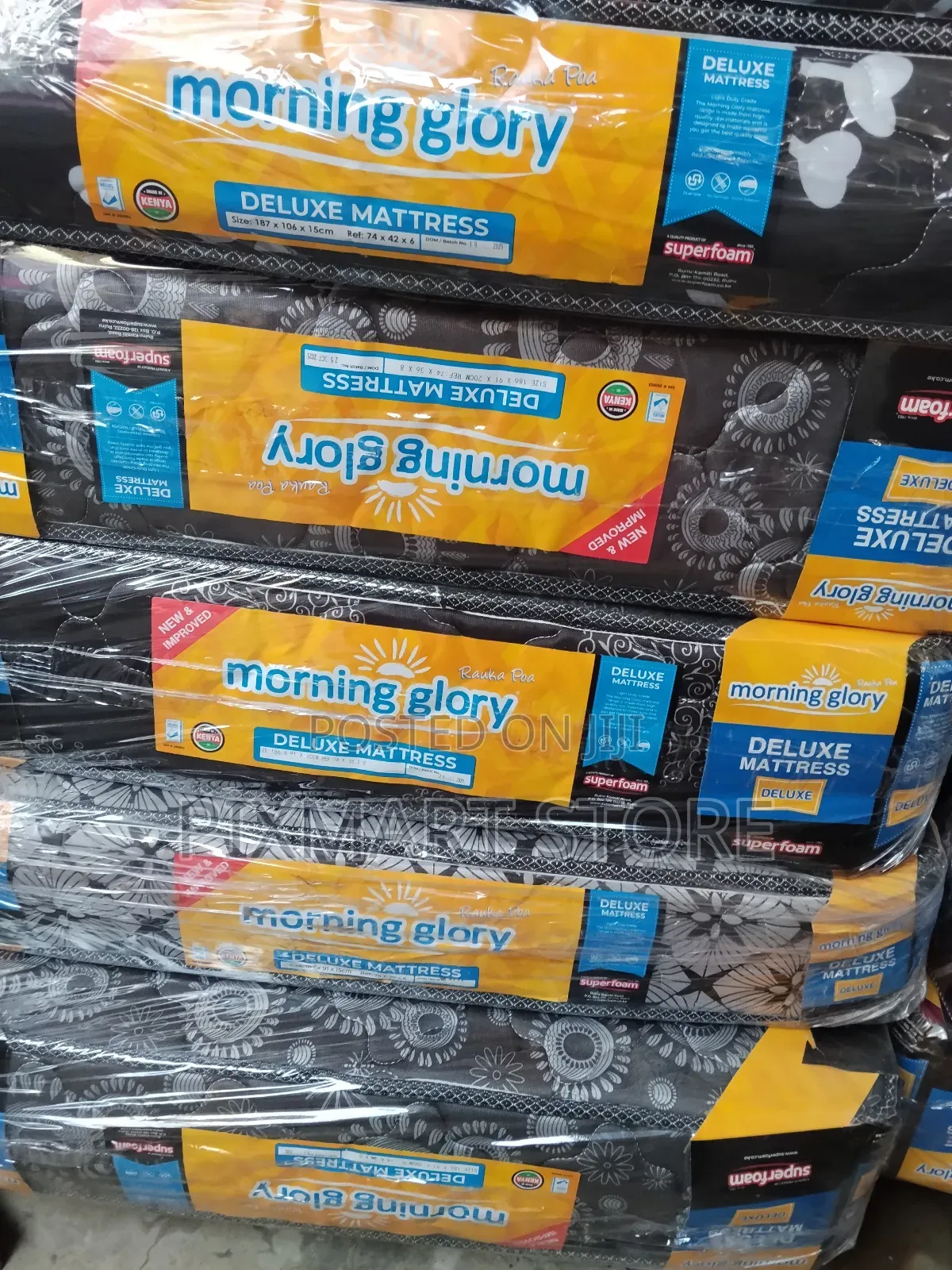 Morning Glory Mattress 31⁄2×6×6 Medium Density Deluxe Quilted Top