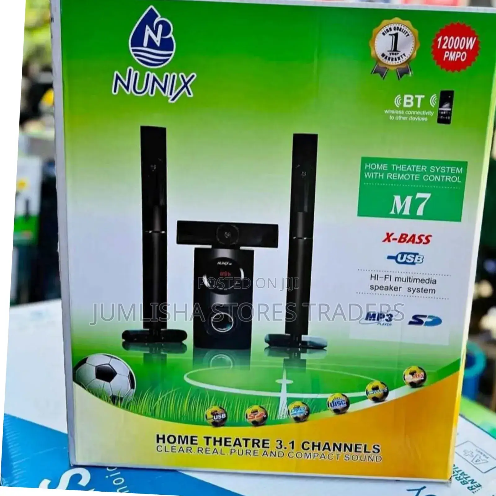Nunix 3.1ch Nu- M7 Home Theater Speaker System at 