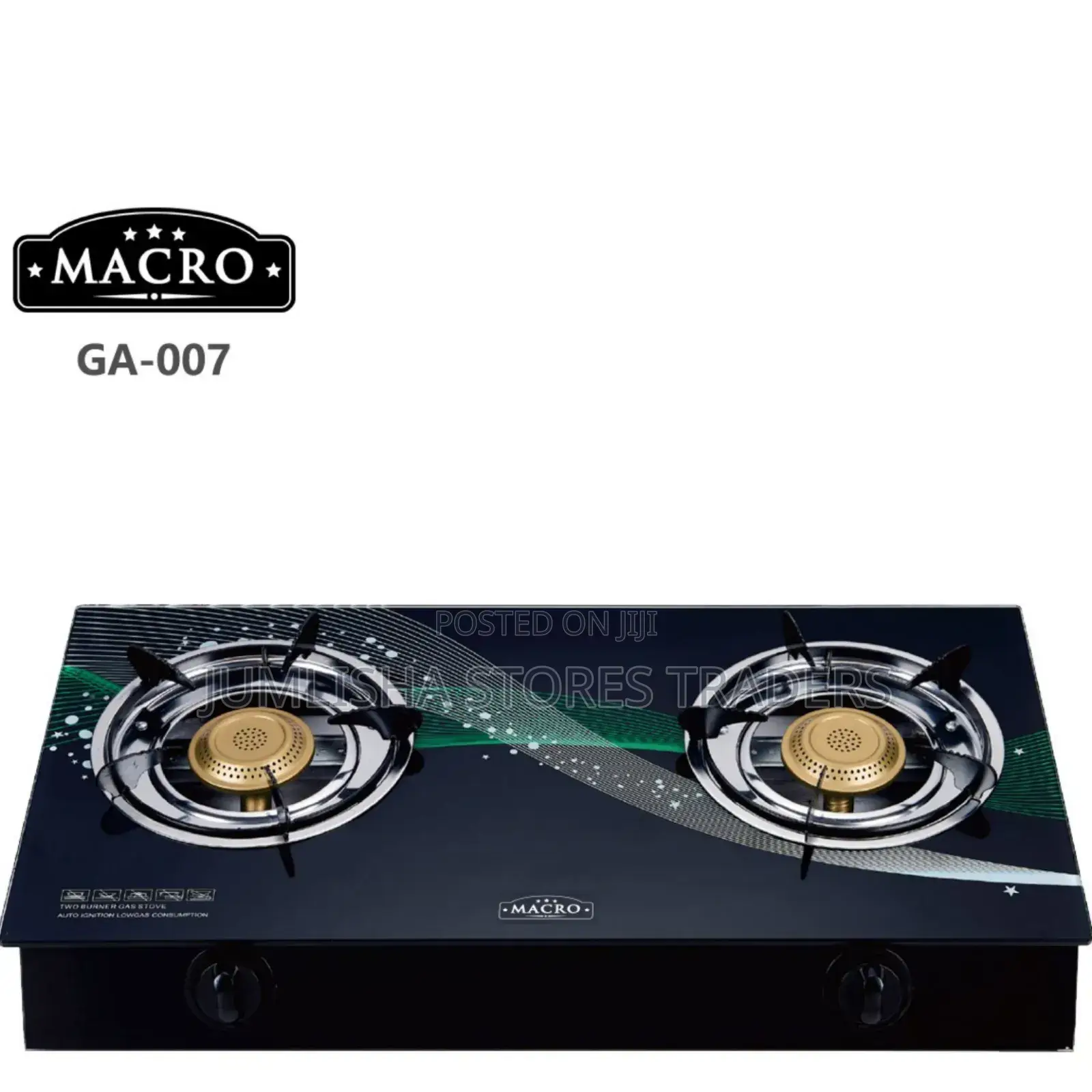 Nunix Macro 2 Glass Burner Cooker