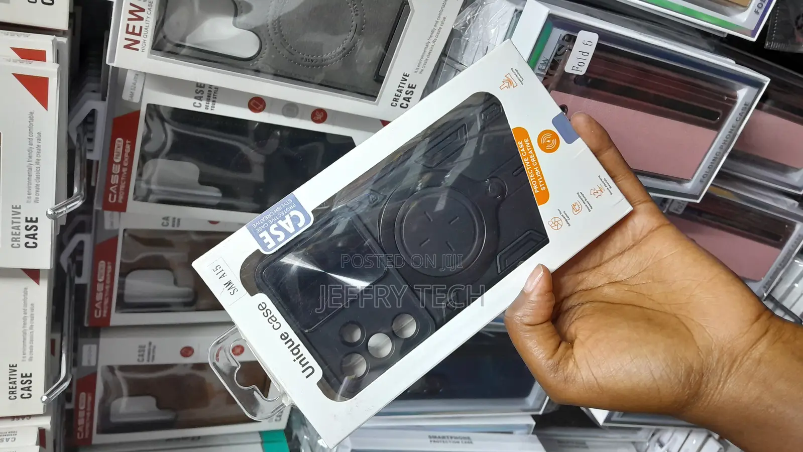 Mavert Samsung Galaxy A15 Support Magsafe 360 Rotate Ring Stand -Black