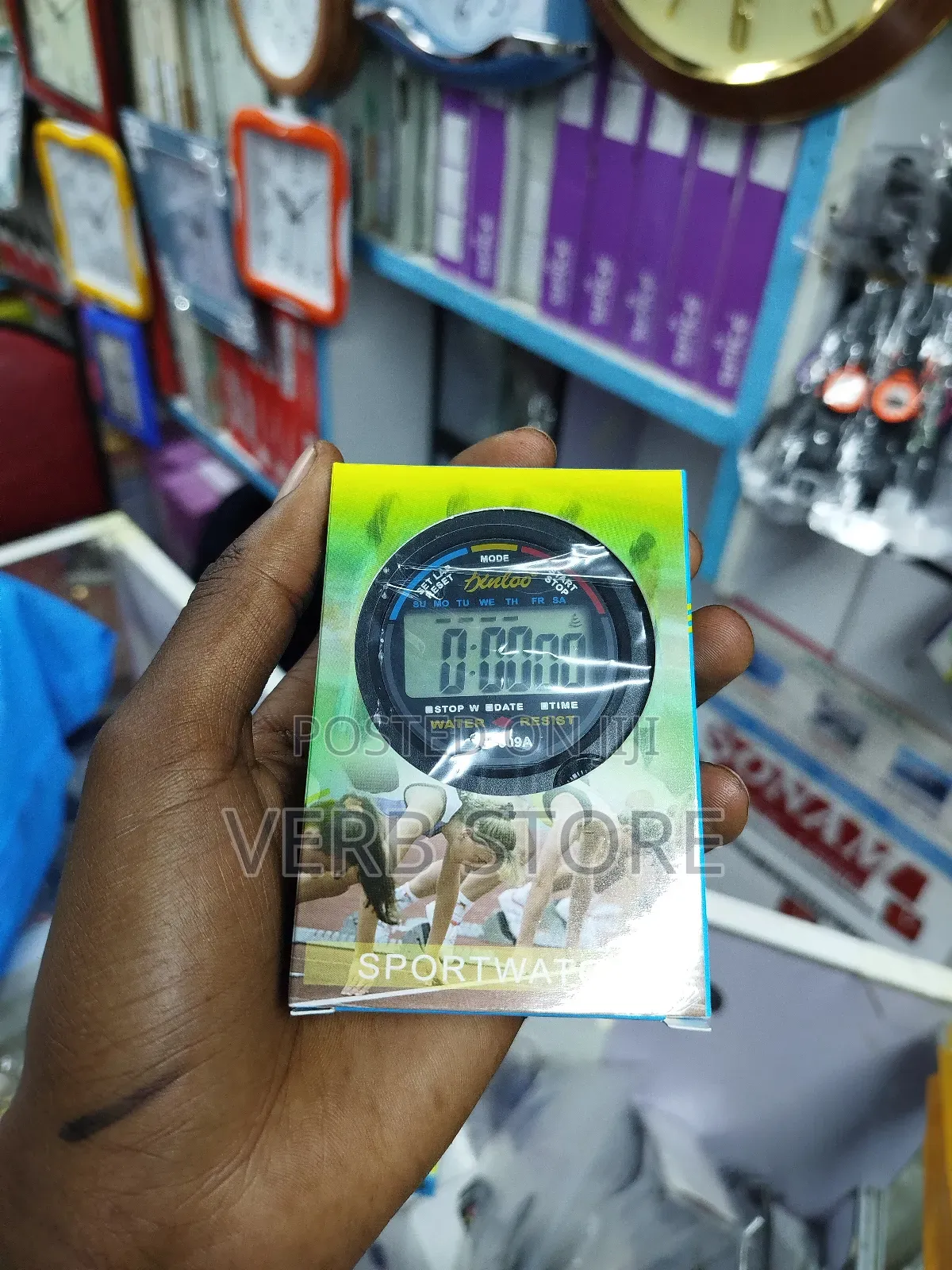 Digital Stop Watch With A Compass