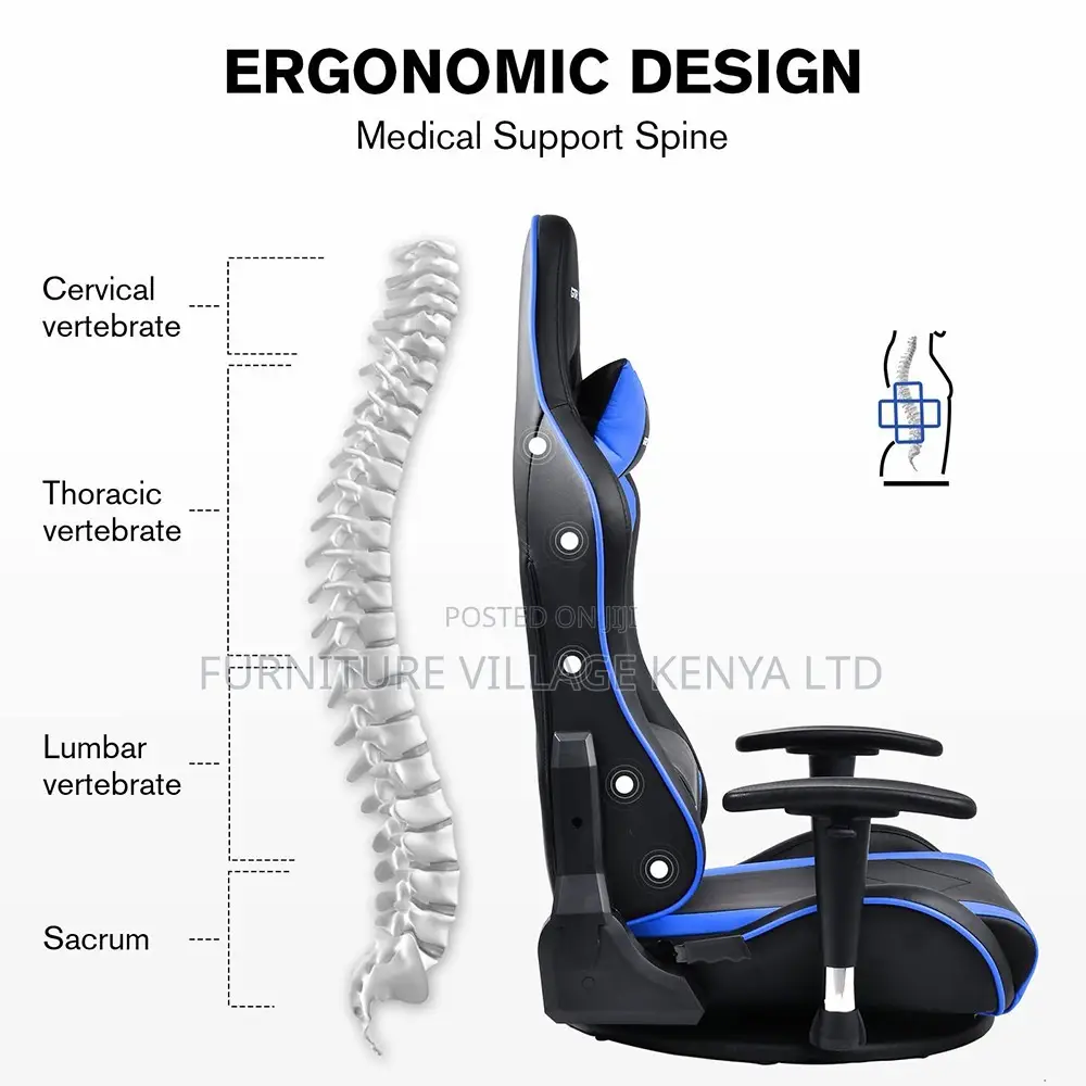 Gaming Chair; High Back Leather Gaming Chair