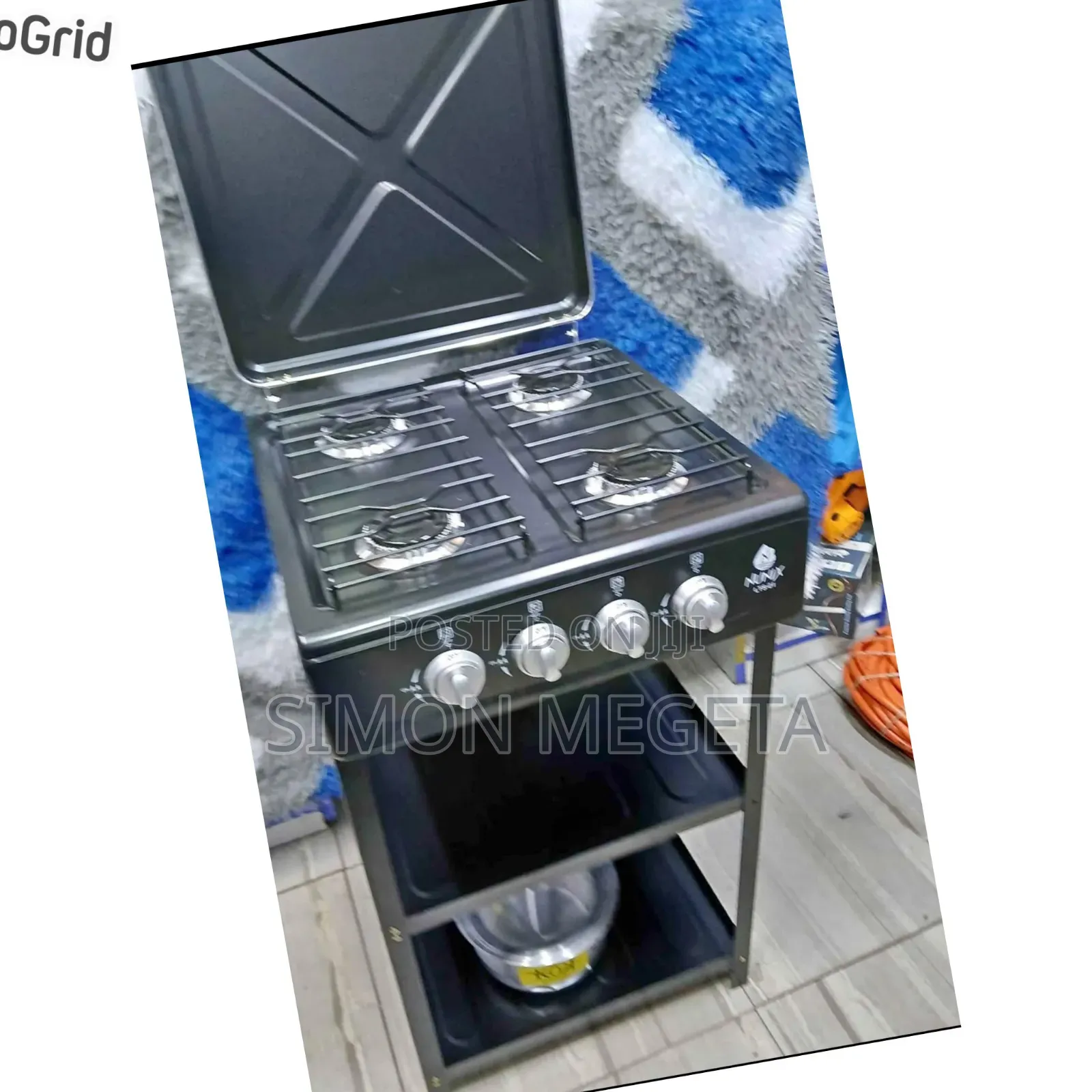 Nunix Full Gas Cooker With Shelf Available