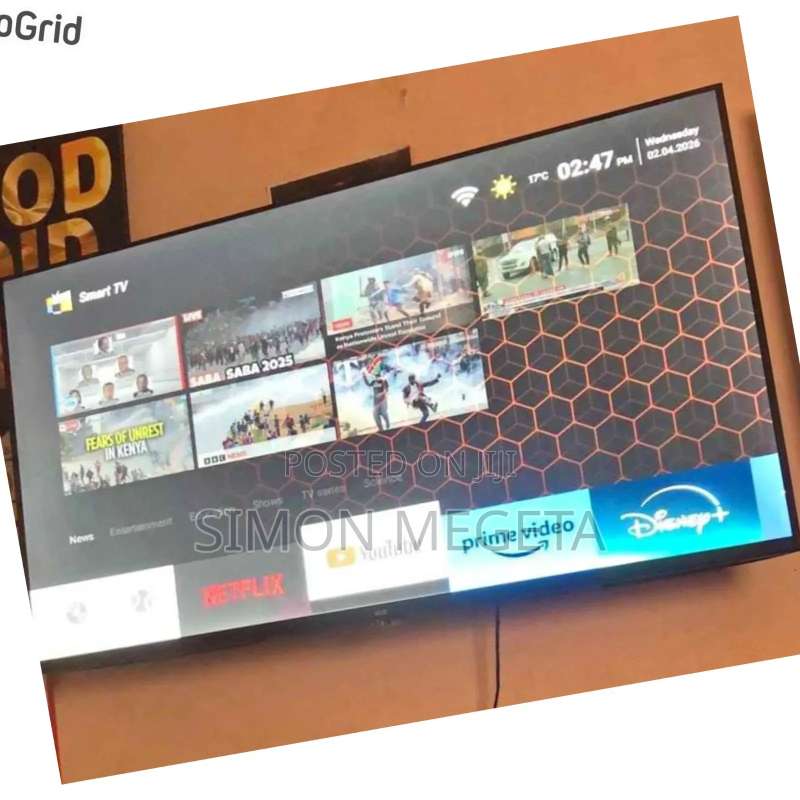 In Stock GLD 43 Inches Smart Tv