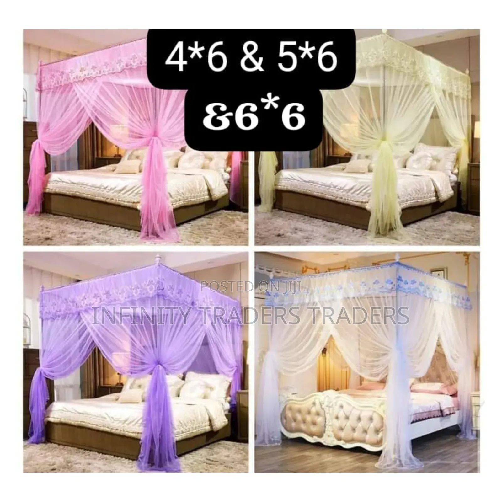 Four Stand Mosquito Net*
*