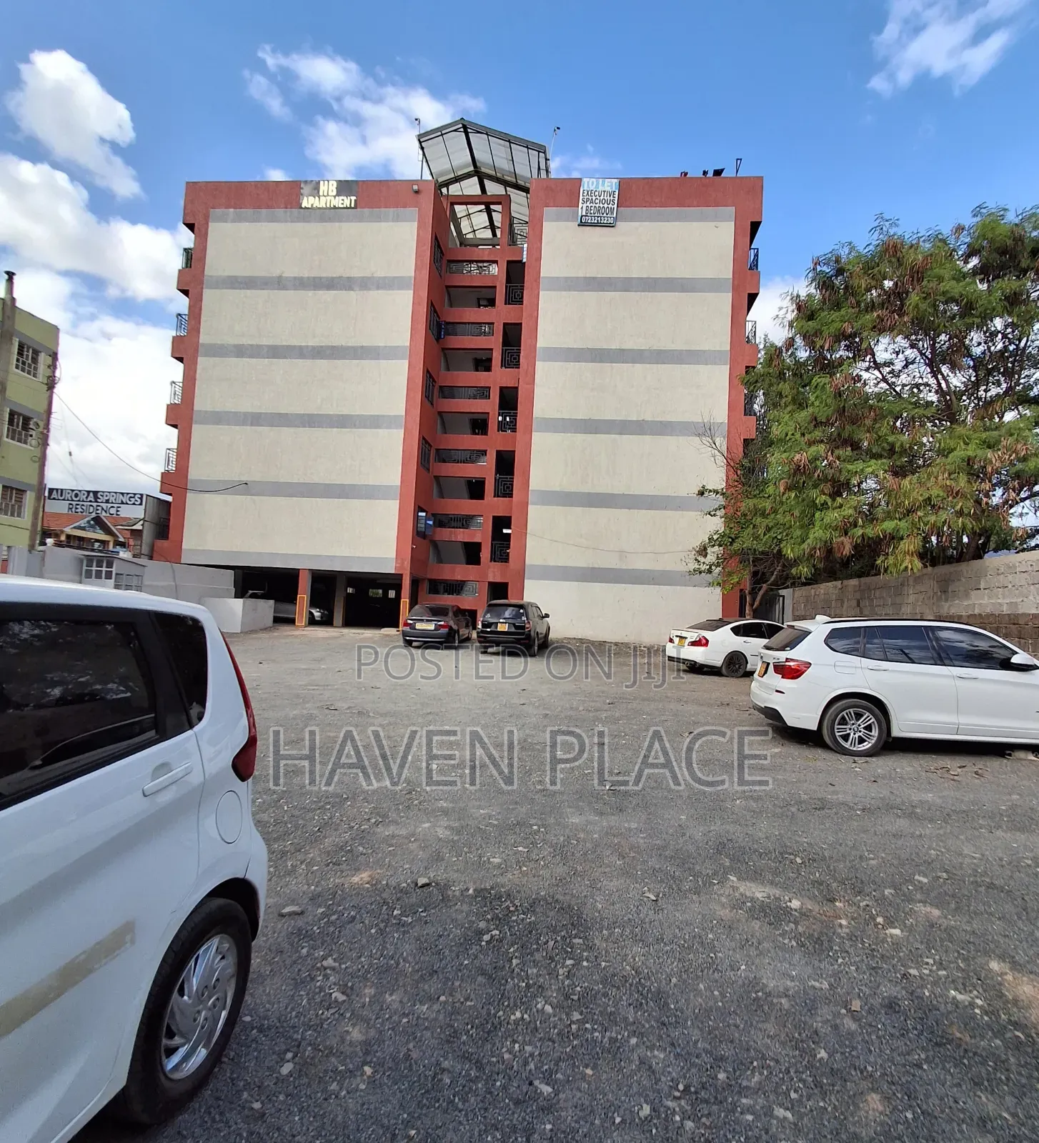 Spacious 1 Bedroom Furnished Apartment Behind Greenspot Restaurant.