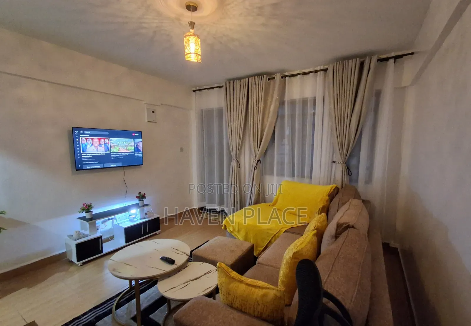 Spacious 1 Bedroom Furnished Apartment Behind Greenspot Restaurant.