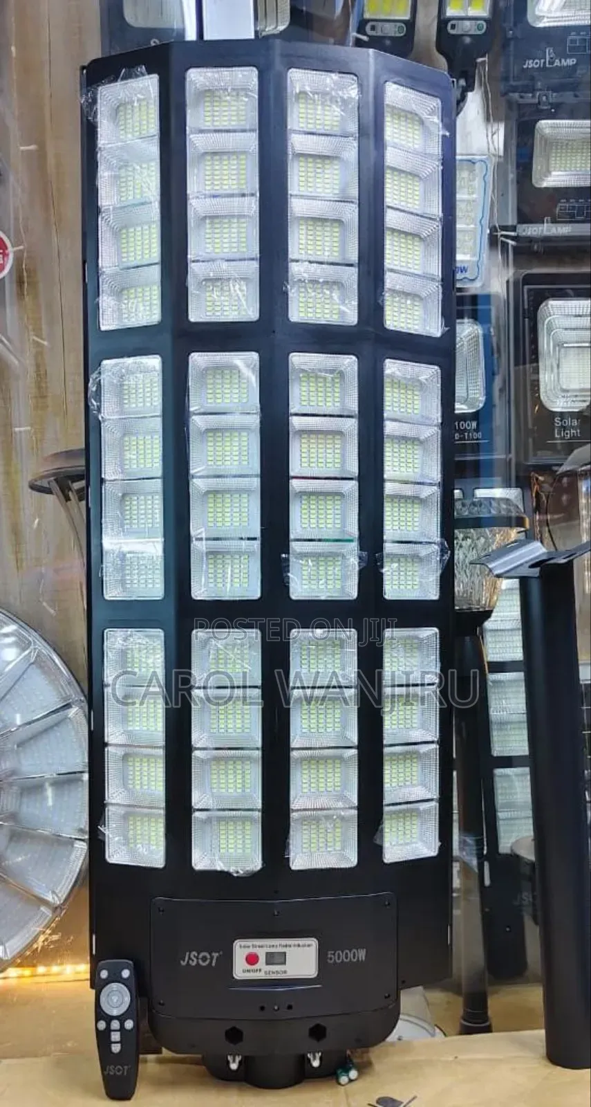 5000watts Super Wide Angle Street Light + Pole
