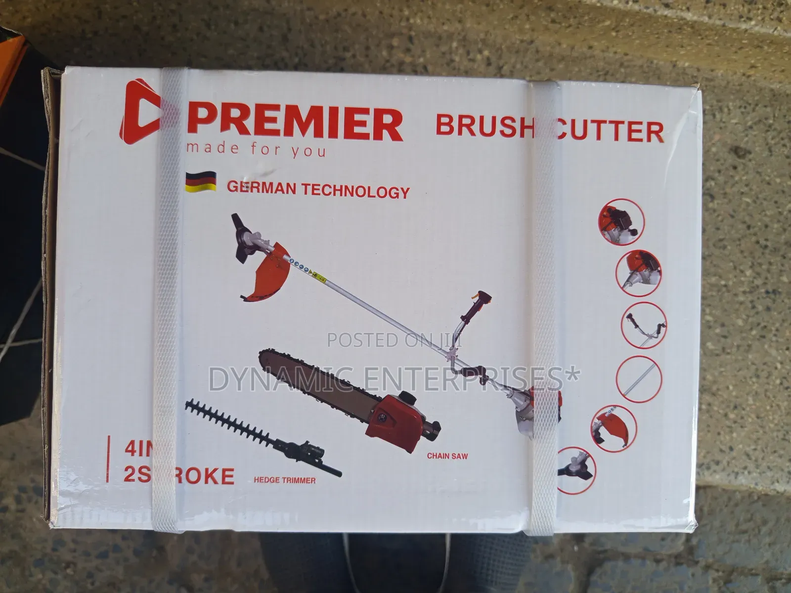 4-in-1 2-Stroke Gasoline Brush Cutter