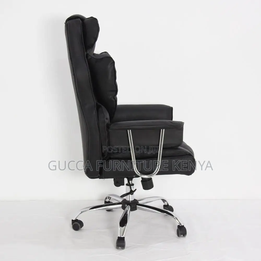 Leather Executive Reclining Computer Chair