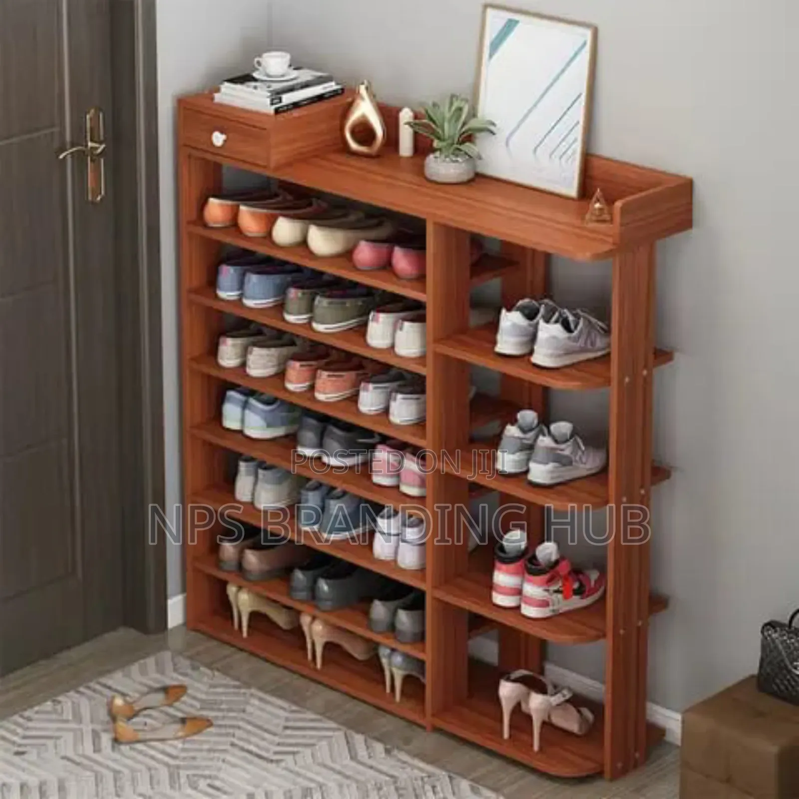 Storage Organizer / Shoe Rack 100*24*110cm Zn