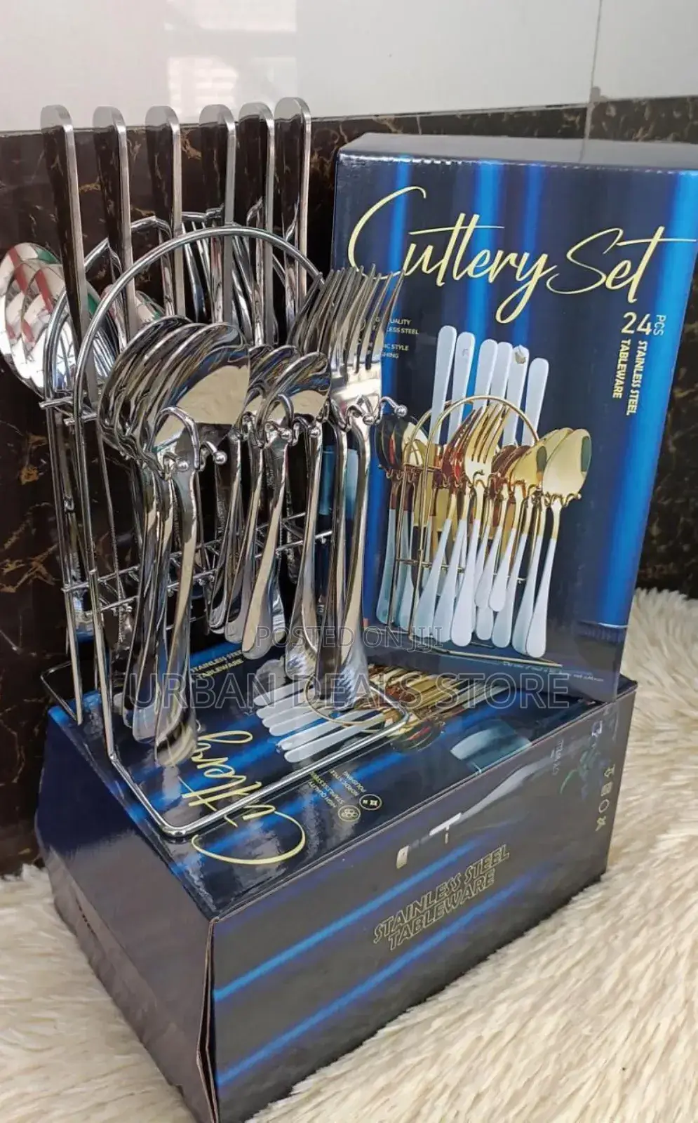 24 PCS Stainless Steel Cutlery Set