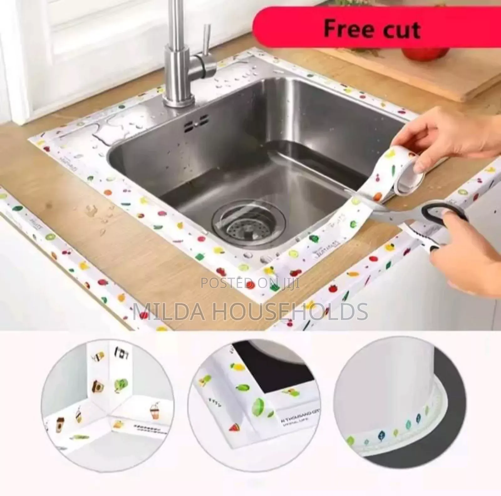 Waterproof Silicone Caulk Gap Cover/Decorative Tape.