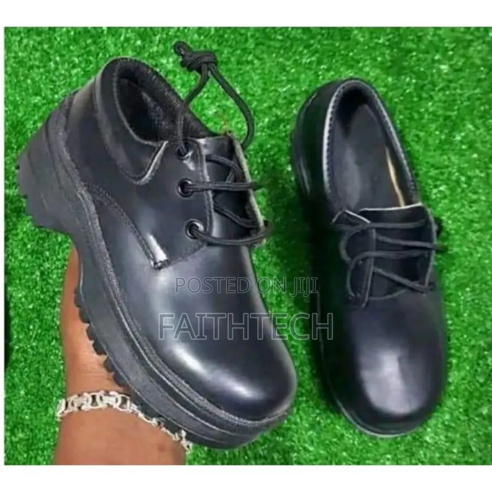 Durable Quality Leather School Shoes