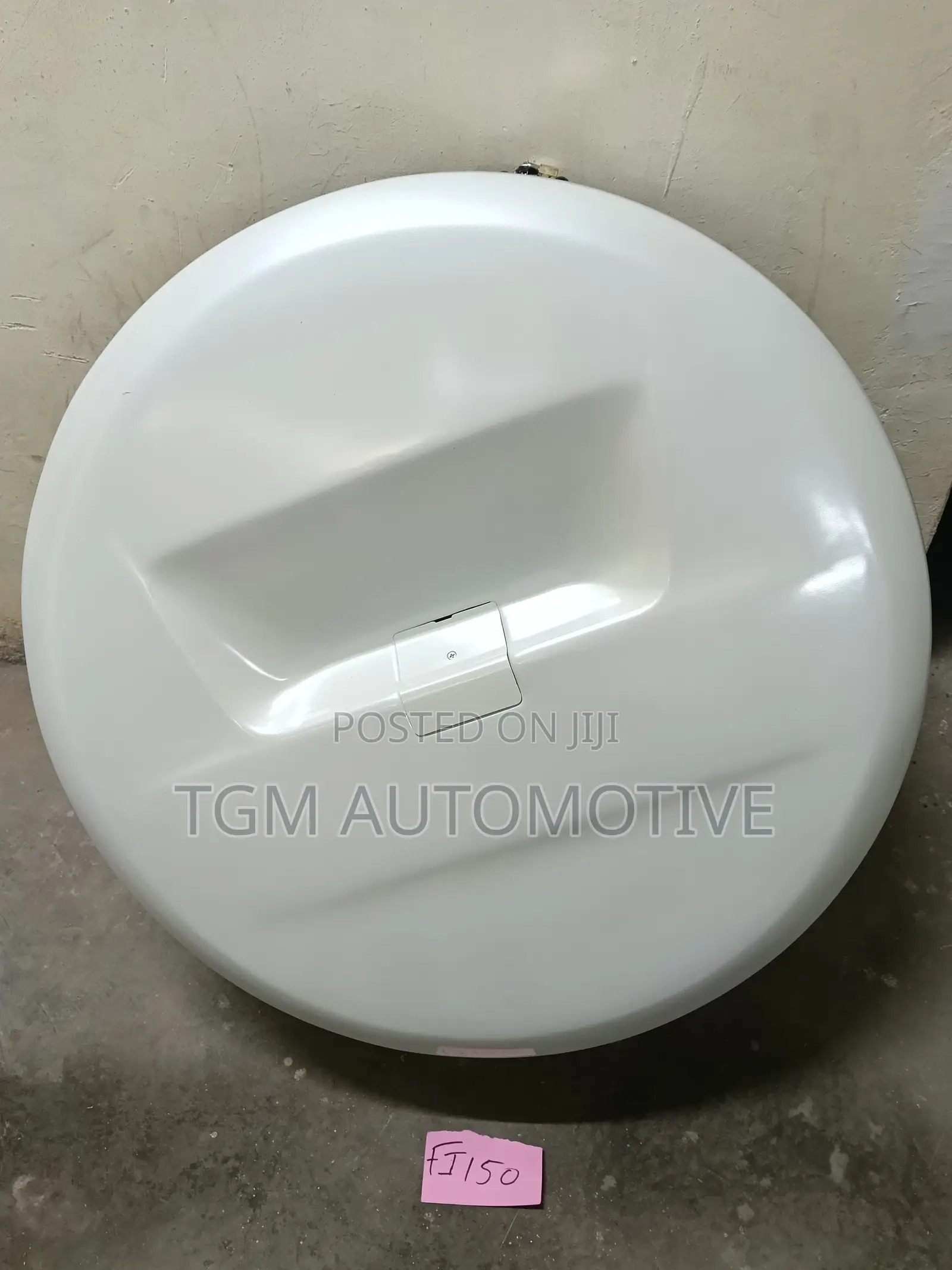 Spare Tyre Cover Prado Fj 150 White