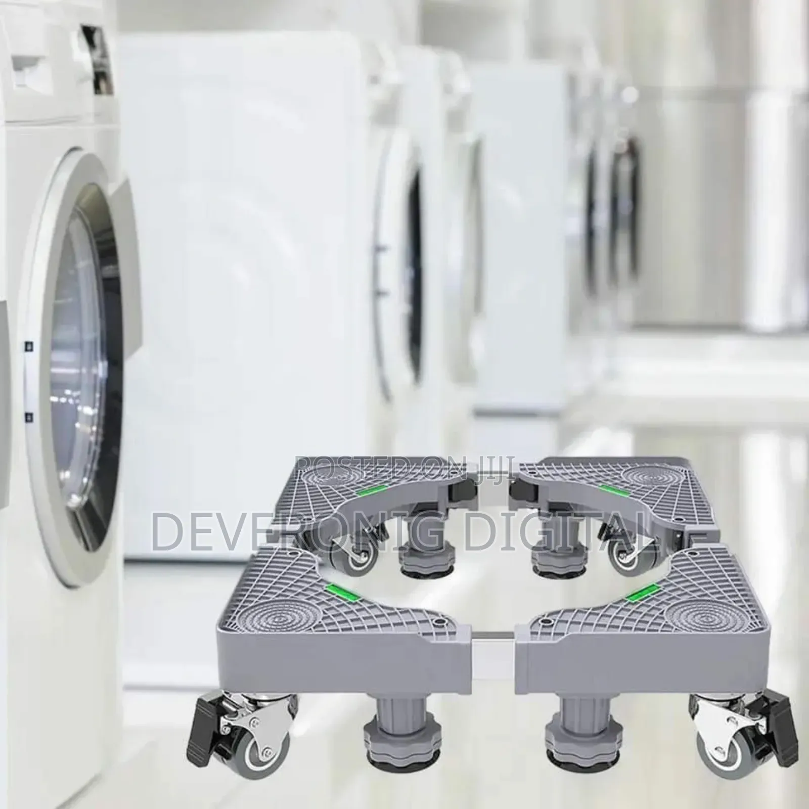 Heavy Duty Adjustable Washing Machine Stand/ Fridge Stand.