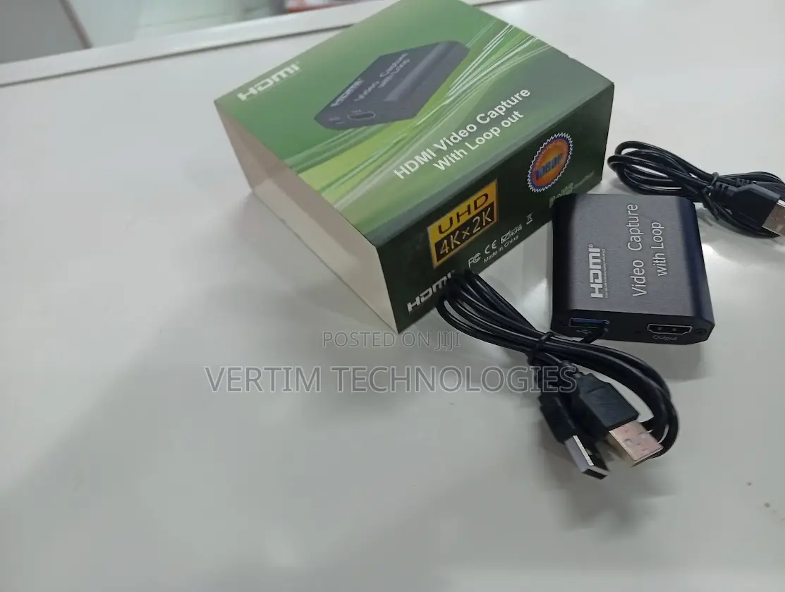Plug and Play Hdmi Capture Card With Loop Out Usb