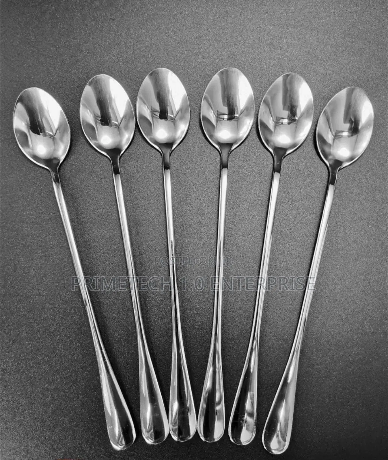 Stainless Steel Long Heavy Tea Spoons-6pcs
