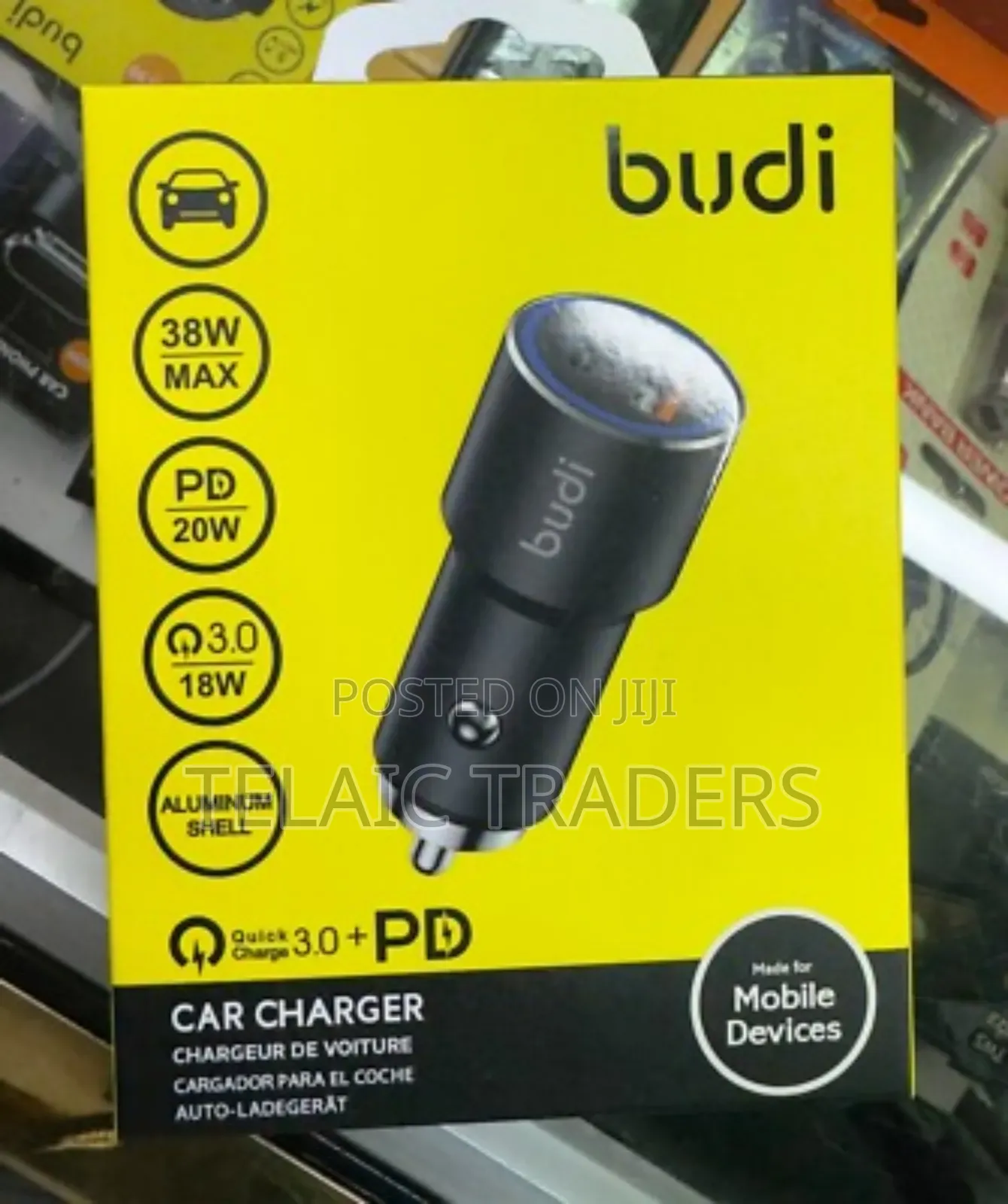 Budi Cc628tqb 38w Car Charger