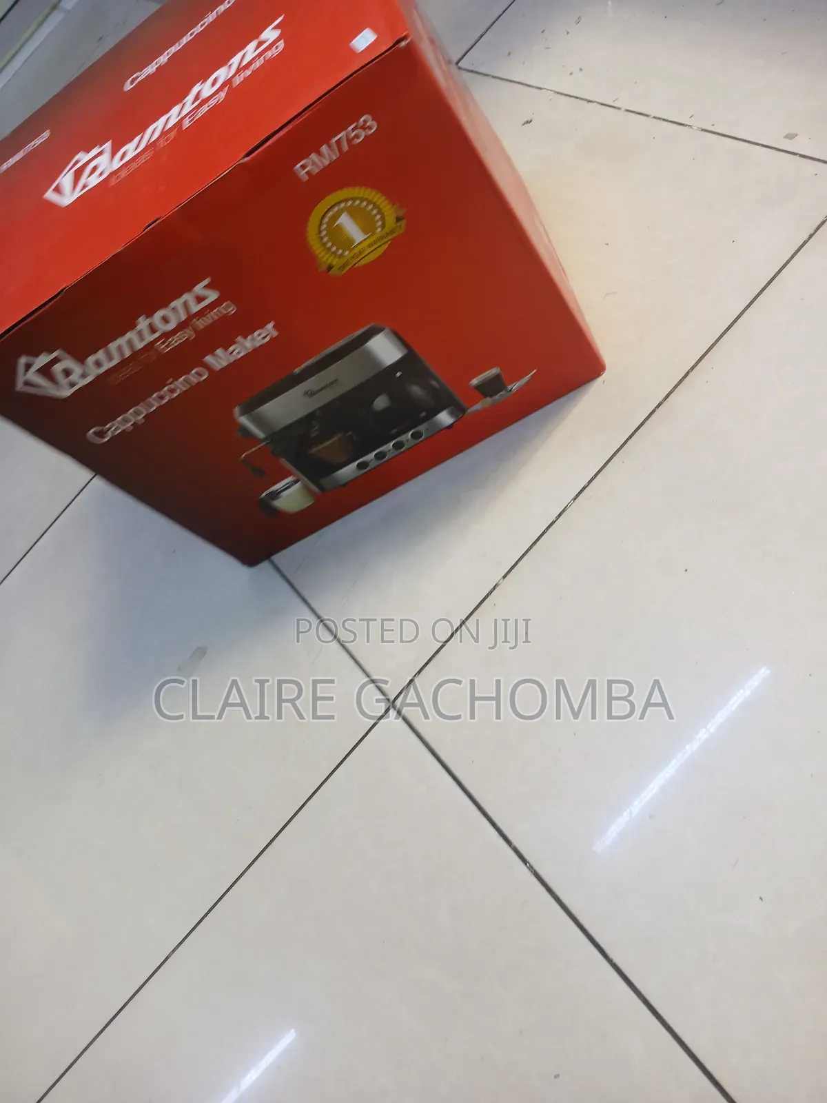 Ramtons Rm753 Coffee Maker With Frother Warming Tray