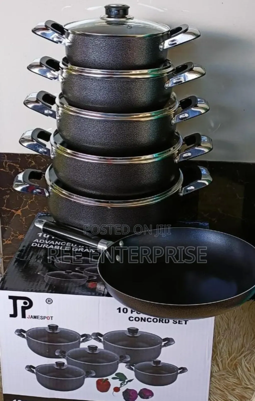 Jp 11pcs  Nonstick With A Pan