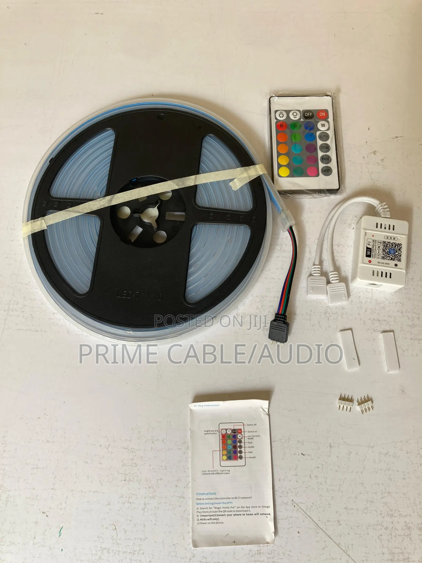 Rgb Led Strip Light Kit 5m/16ft
