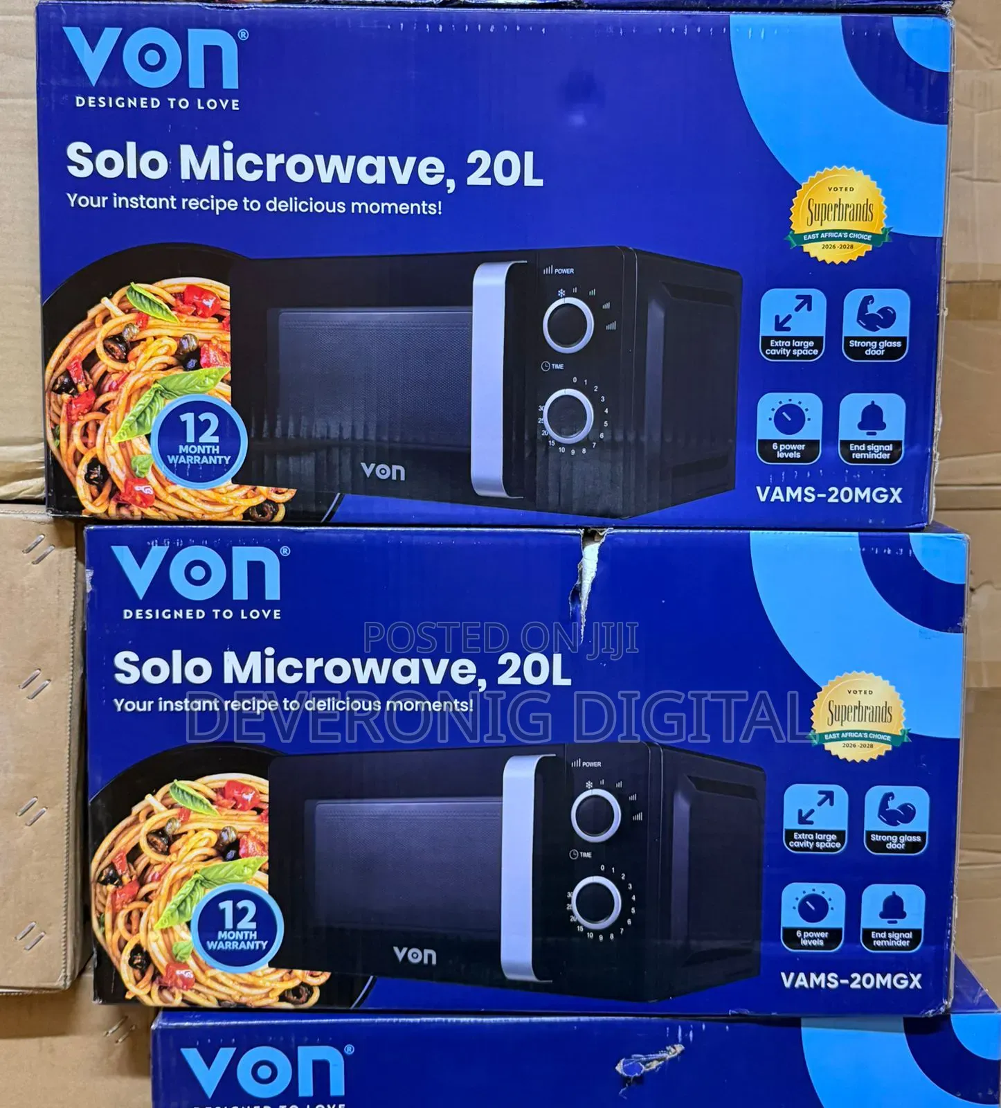 Von Solo Manual Microwave Vams -20mgx