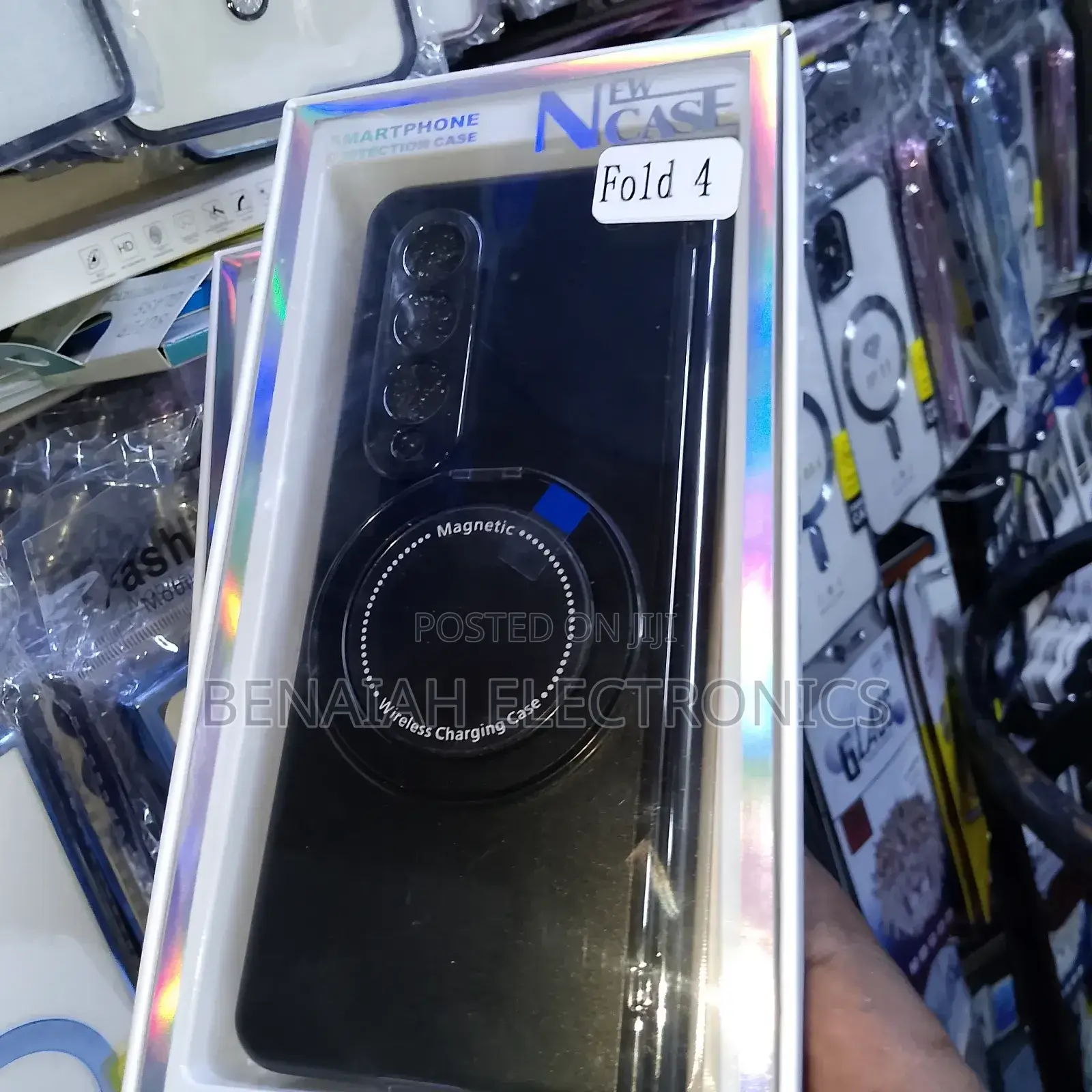 Fold 4 Protective Case With S Pen and Screen Guard, Elegant Cover