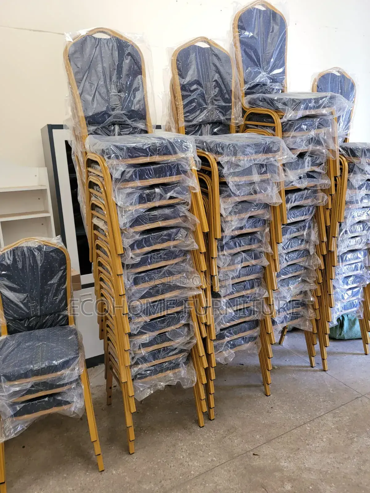 Blue Banquet Chairs