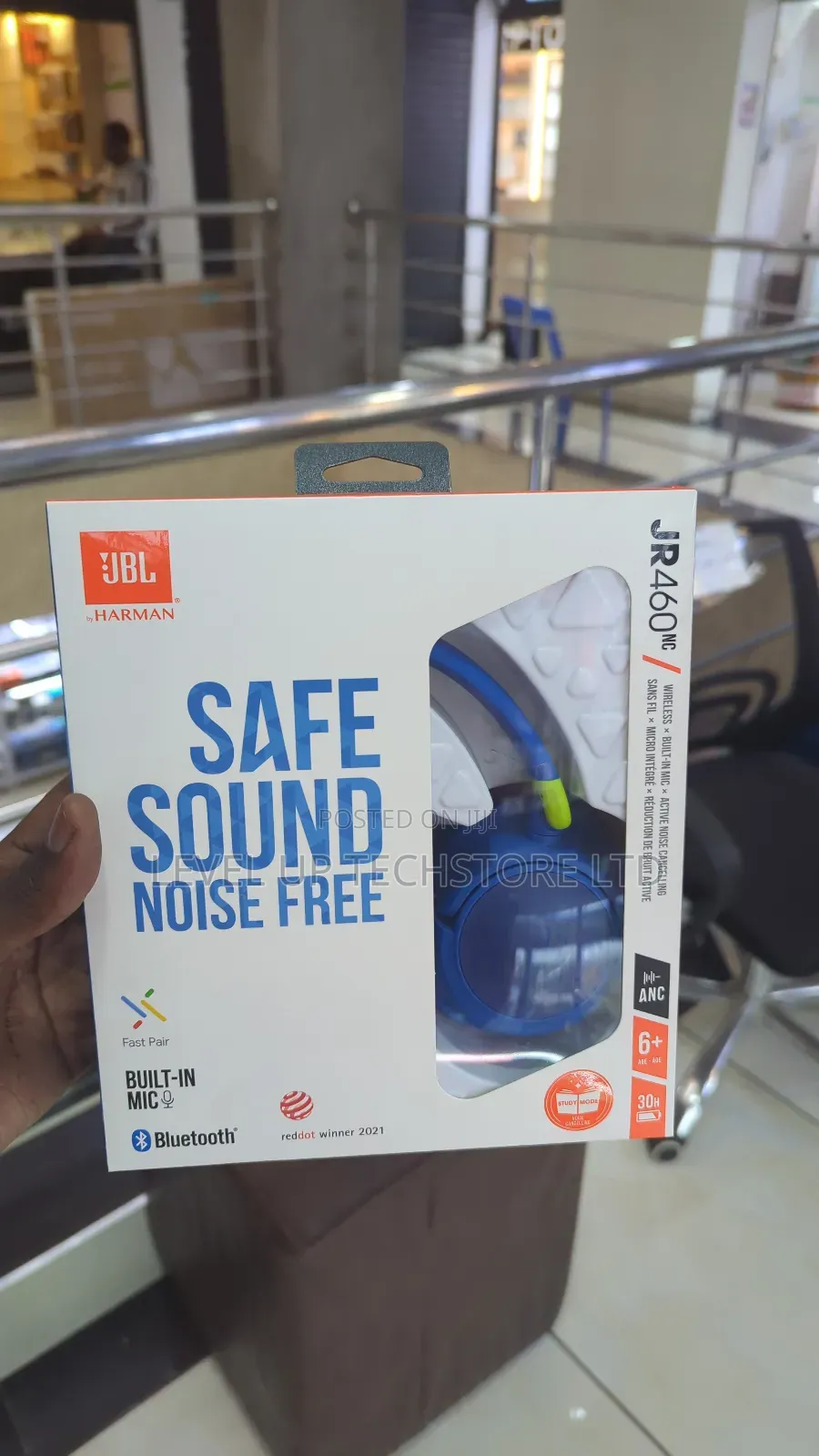 Jbl Jr460nc Noise-canceling Wireless Kids Headphones