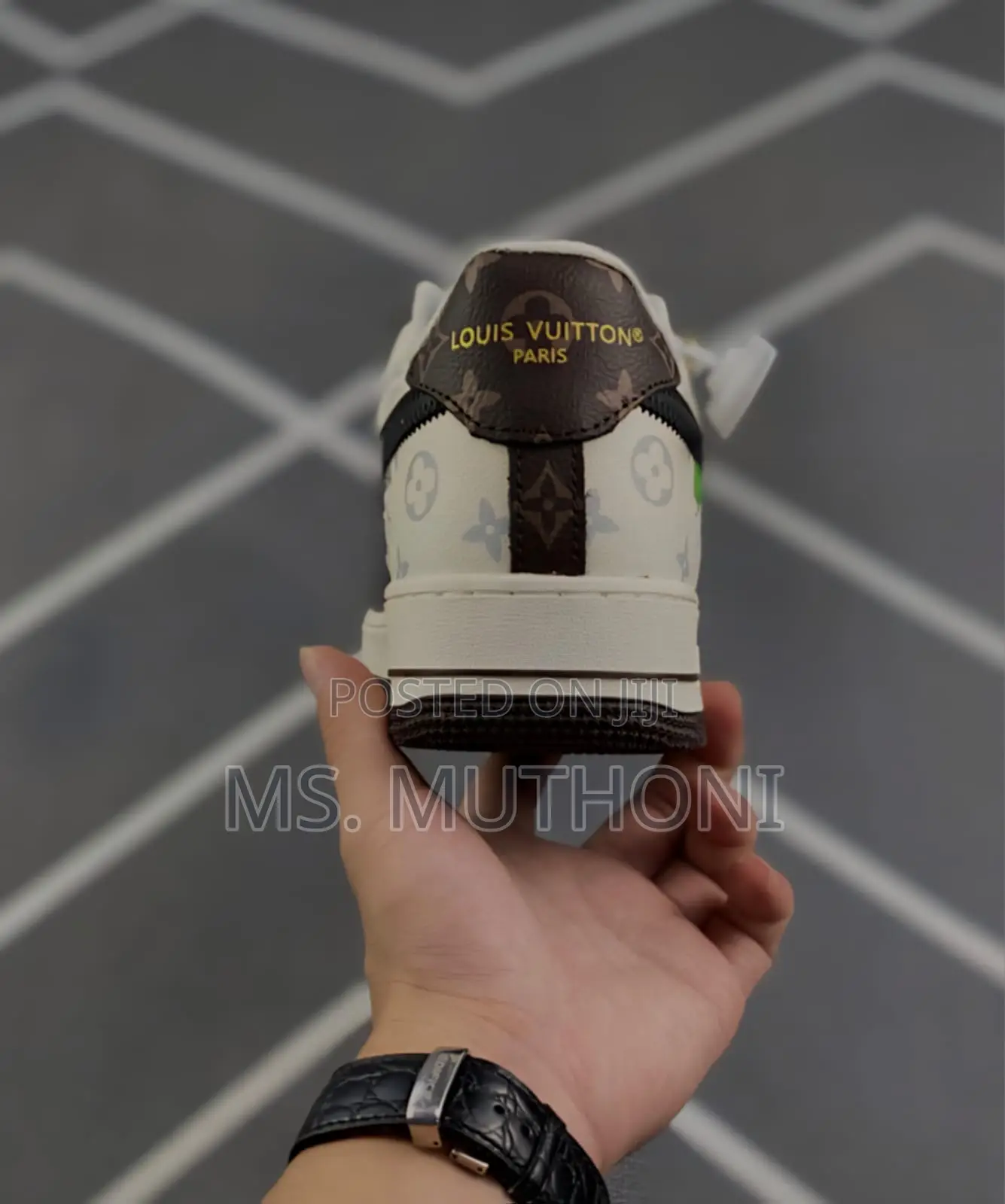 Leather Material Nike Airforce 1 X Lv 1 Low Brown