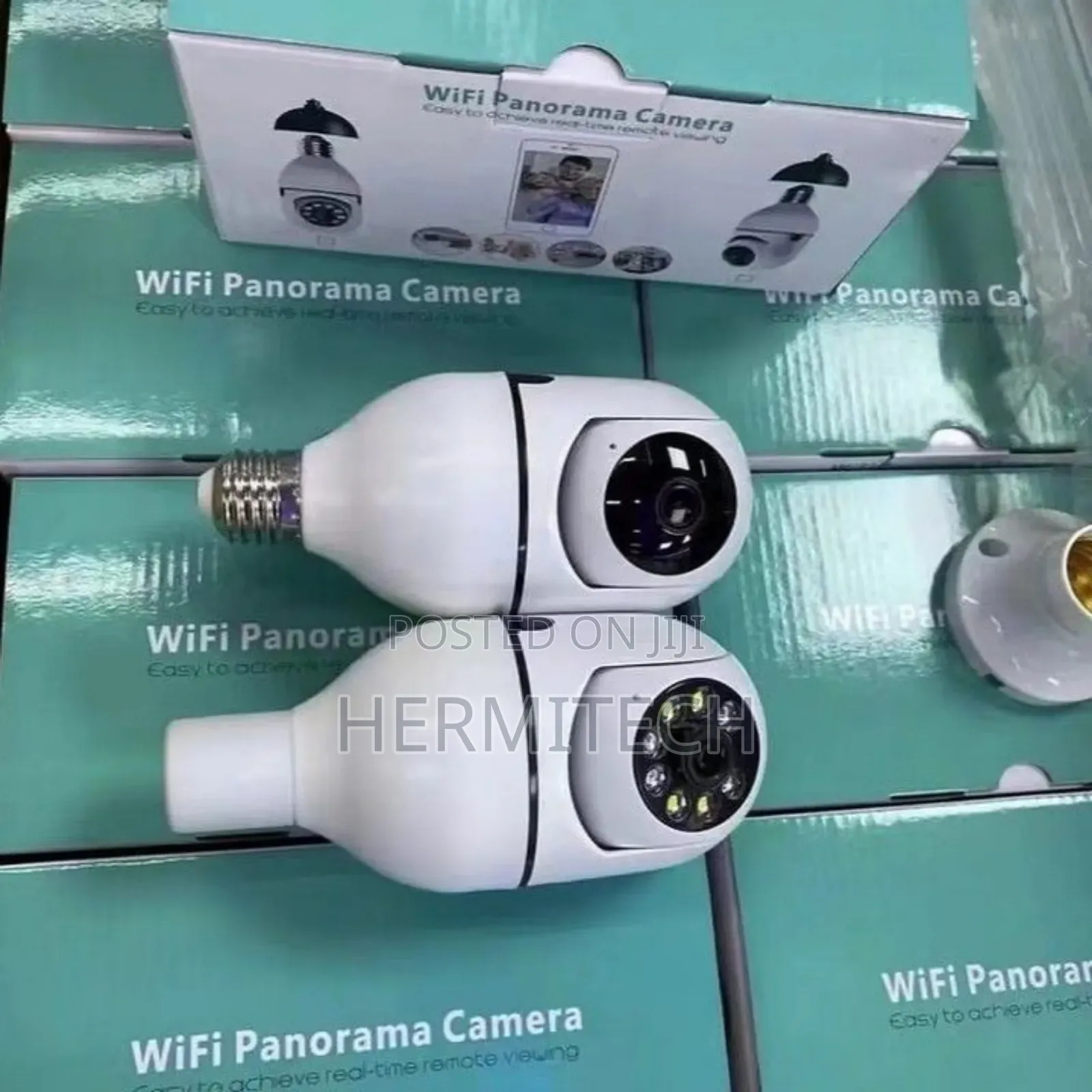 Bulb CCTV Camera 3600 Rotation Surveillance Camera Wifi Smart