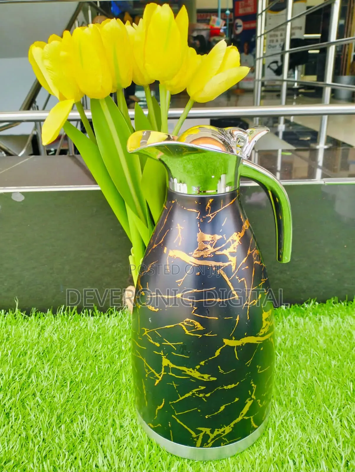 Flask Jp Marble Black Flask