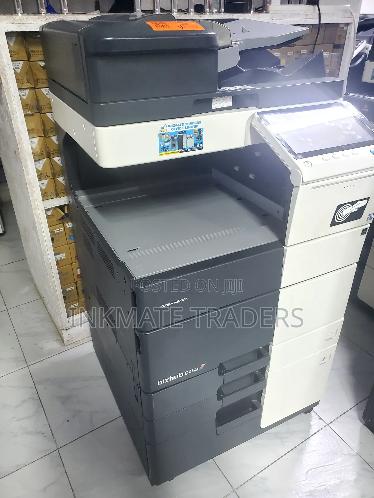 Bizhub C458 Print Shop Configuration
