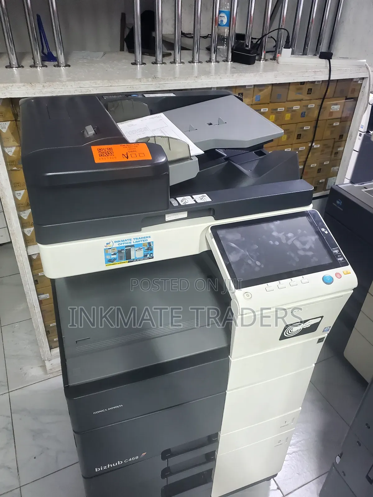 Bizhub C458 Print Shop Configuration