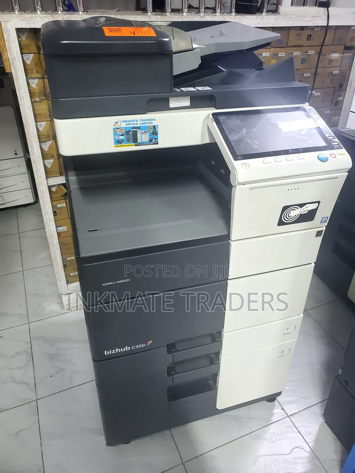 Bizhub C458 Print Shop Configuration