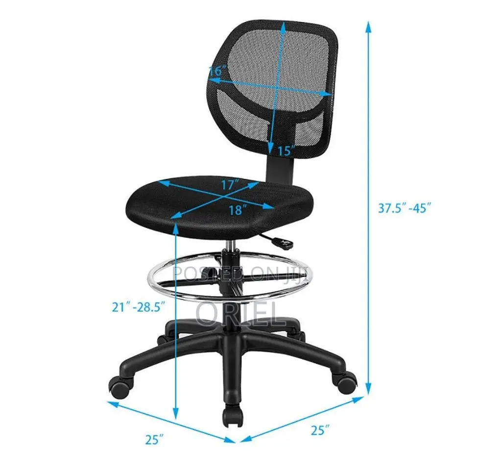 Office Chair: Receptionist Ergonomic Chair