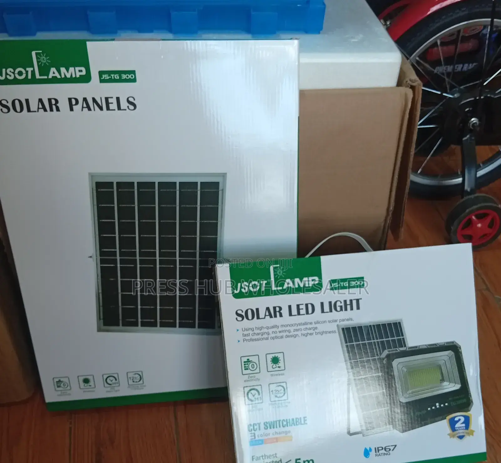 Jsot Js-tg 300 Solar Led Floodlight.