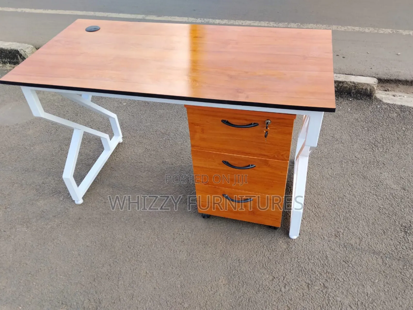 Home/Office Study Desk With Drawers