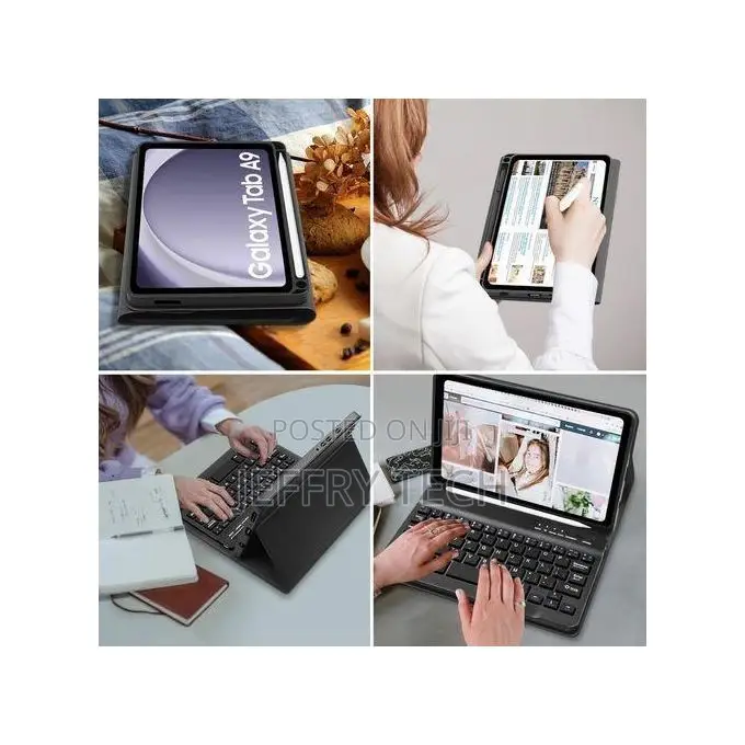 Caseme Keyboard Case for Samsung Galaxy Tab A9 8.7 Inch 2023, Slim Ca