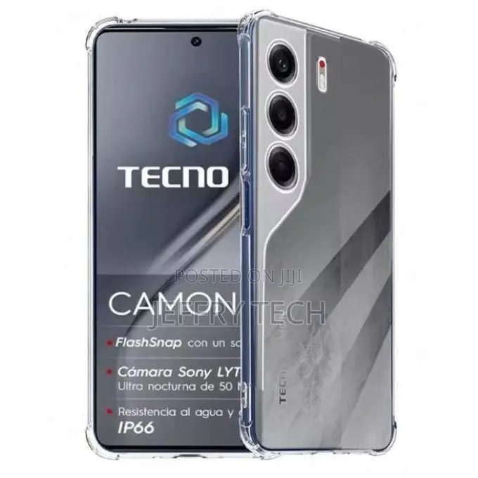 Org Tecno Camon 40 Pro Cover Transparent, Clear and Colorless With Un