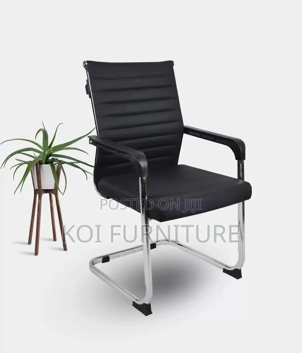 Office Chairs; Sled Base Leather Professional Office Seats