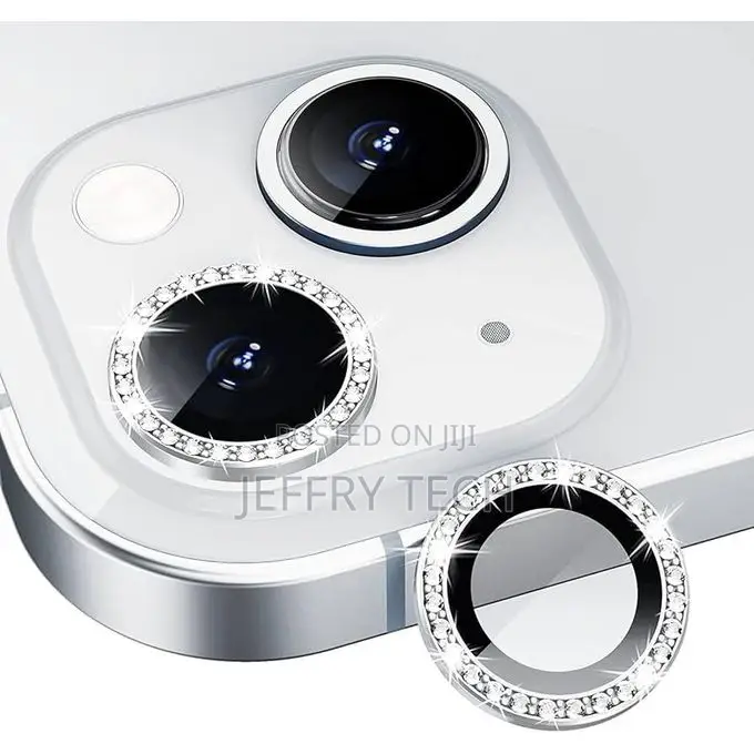 Shiny Diamonds Tempered Glass Lens Protector for iPhone 11,12,13,14,15