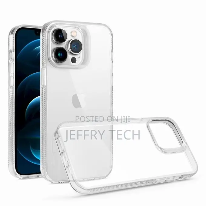 Luxury Transparent Hard Case for iPhone 12,13,14,15,16 Pro and Pro Max