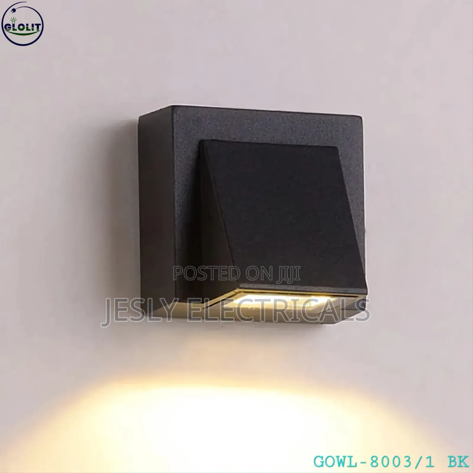 Glolit Model Gowl-8003/1 Bk Wall Sconce