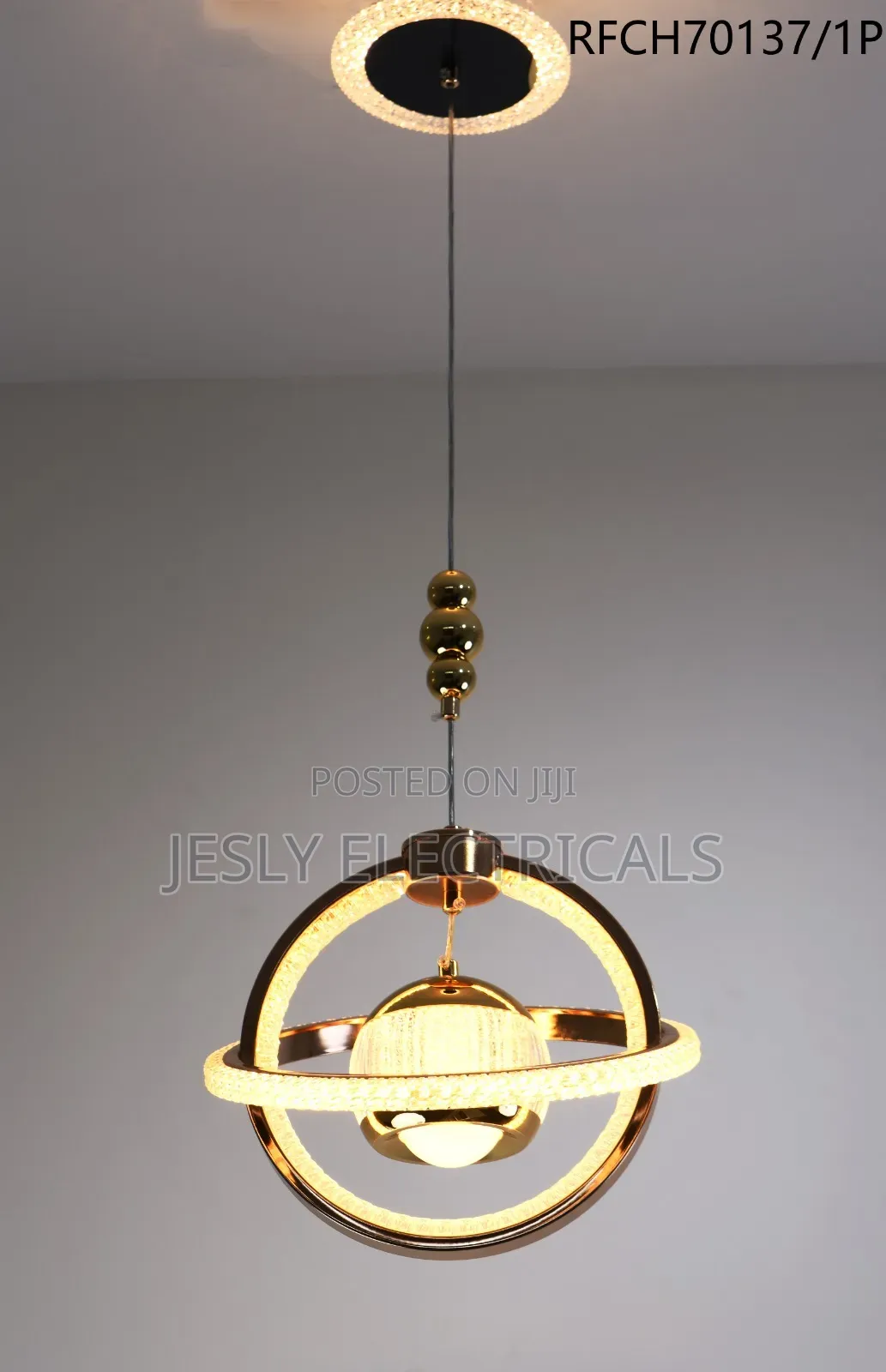 Modern Rose Gold/Gold Pendant Light