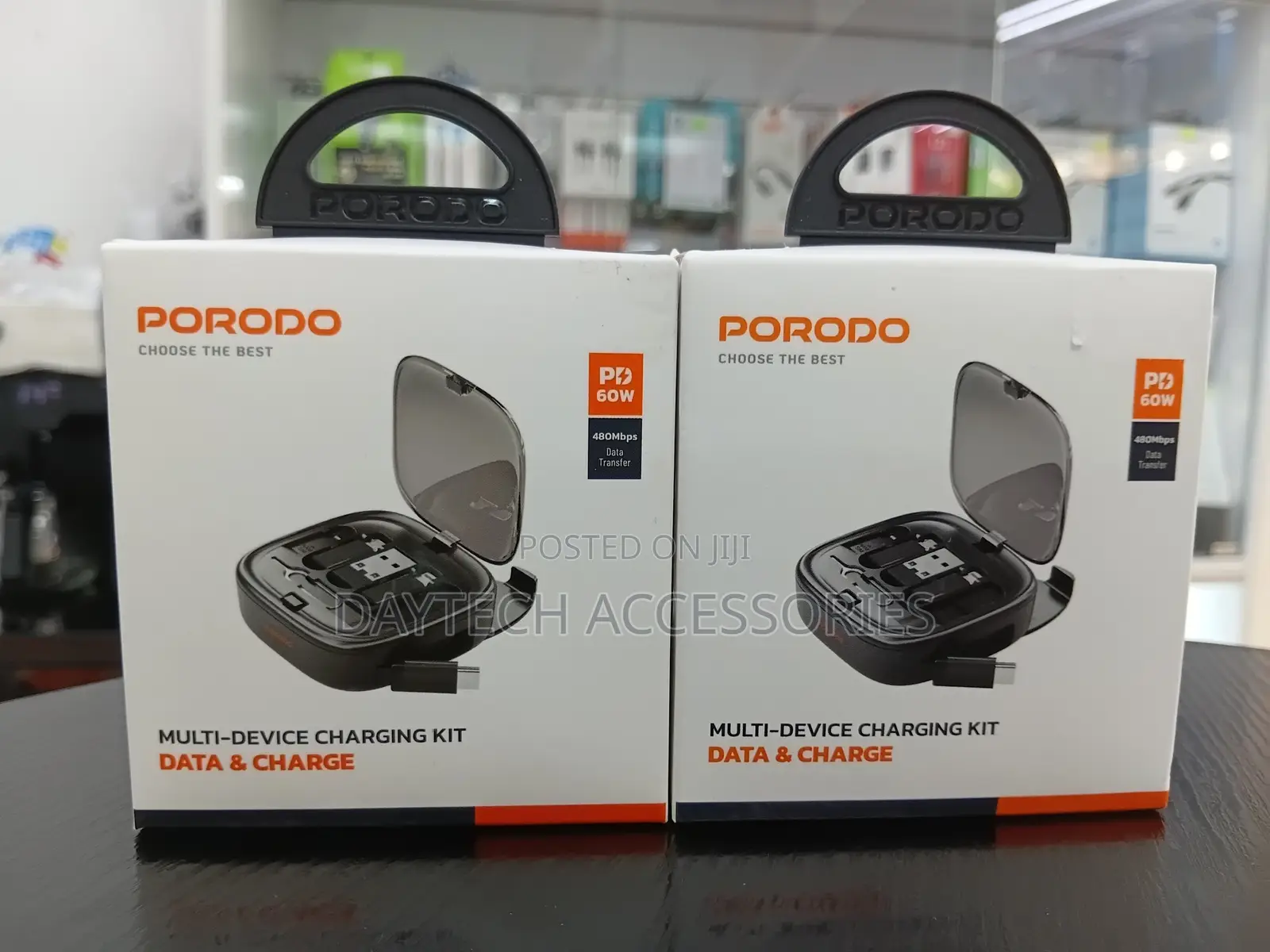 Porodo 6 in 1 Multi Functional Charging Kit With 60w Power Delivery.