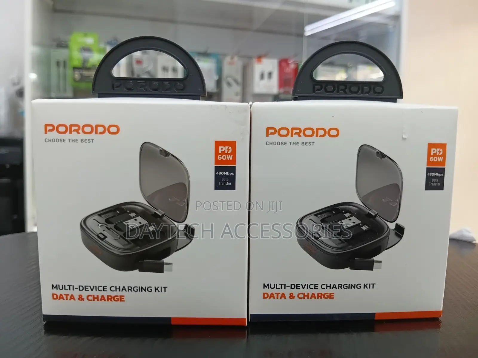 Porodo Multi-Device Charging Kit Data Charge - Black