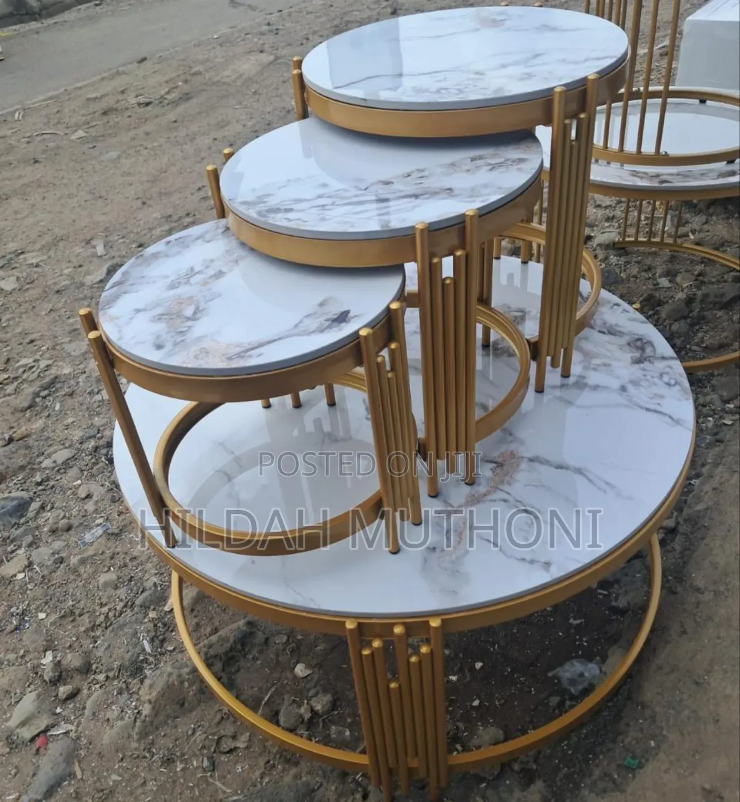 4 in 1 Executive Pure Marble Table 
Available in Black and White